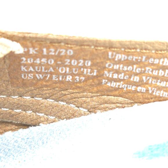 Olukai Kaula Mesh Casual Slip on Flat Shoe Womens Size 7 20450-2020 Tan - Picture 7 of 9